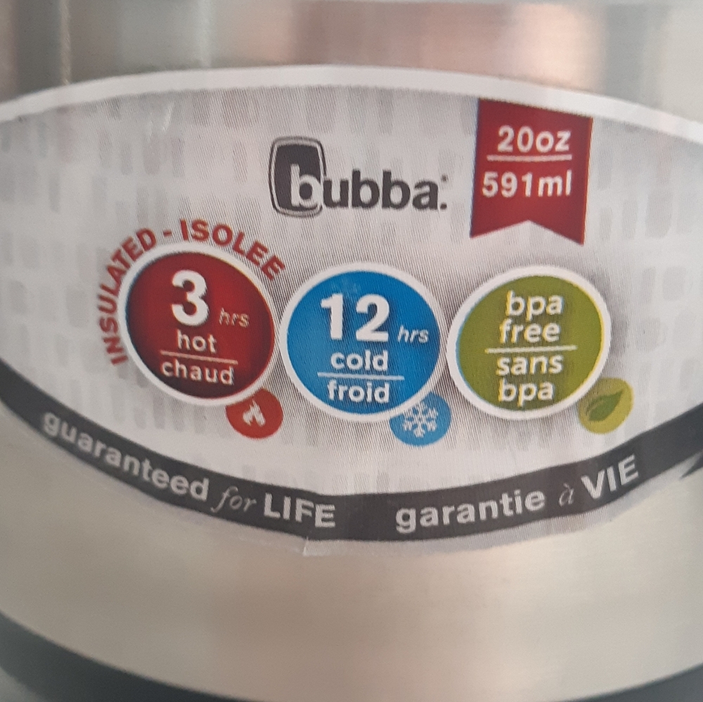 20 Oz NWOT Bubba Stainless Steel Travel Mug Great For Working Long Days!☕
